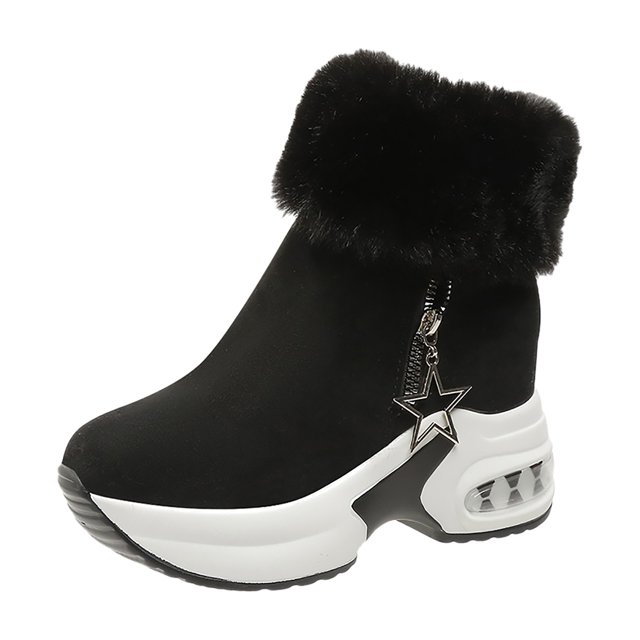 WEAIXIMIUNG Bottes Western pour Femmes Mode Hiver en Daim Bottines Chaudes Confortables avec Tempérament