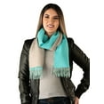 thumbnail image 2 of Inca Fashions - Double Sided Solid 100% Alpaca Wool Scarf for Men & Women - In Many Colors, 2 of 5