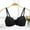 Black, variant on Lace Push Up Lingerie Women's Bra Underwear Adjusted-straps Embroidery Floral Bralette