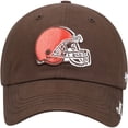 thumbnail image 2 of Women's '47 Brown Cleveland Browns Miata Clean Up Primary Adjustable Hat, 2 of 4