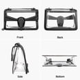 thumbnail image 3 of Bolsa transparente Joryin mujer hombro estadio cadena Negro, 3 of 5