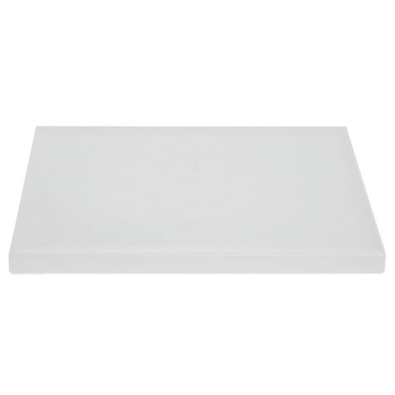 HUBERT White Melamine Replacement Top for Rectangular Riser - 10 1/2"L x 6 2/5"W