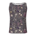thumbnail image 4 of Delliss Women's New Summer Round Neck Sleeveless Casual Print T-shirt, 4 of 5