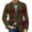 Green, variant on CharmCyan Men's Printed Corduroy Warm Pocket Suit Jacket Cardigan Men's Casual Suit Dark Green L