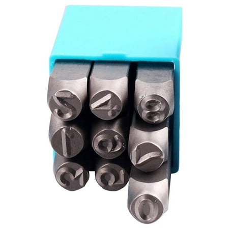 

High Hardness Steel Number Ball Pein Hammer Hand Punch Metal Stamp Set for Mold Jewel Making Die