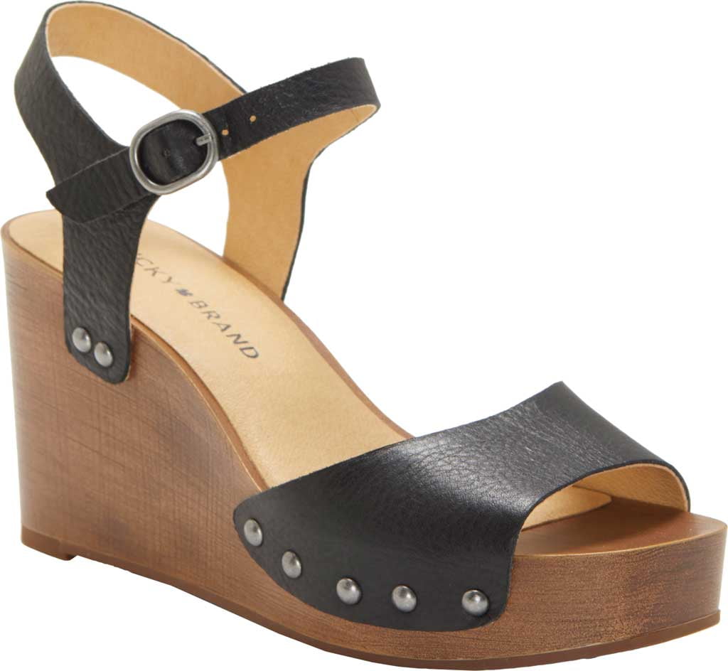black lucky brand wedges