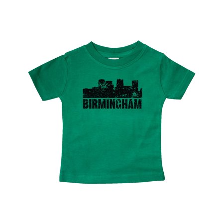 

Inktastic Birmingham Skyline Grunge Gift Baby Boy or Baby Girl T-Shirt