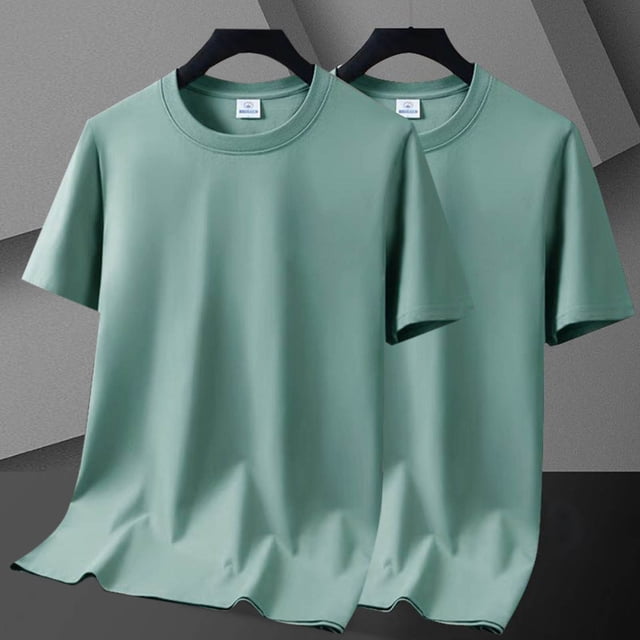 pstuiky camisetas de hombre, Camiseta informal de manga corta con botones y rayas lisas para hombre ropa de hombre l