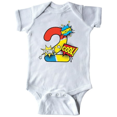 

Inktastic Superhero 2nd Birthday Gift Baby Boy or Baby Girl Bodysuit
