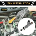thumbnail image 2 of Inyector de combustible para Toyota Tacoma 2005-2014 para Toyota 4Runner 2010 Boquilla de inyección de combustible 12 agujeros gris, 2 of 6