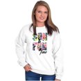 thumbnail image 3 of Sun and Fun Time Pretty Beautiful Women Plus Size Crewneck Sweatshirt Brisco Brands 2X, 3 of 5