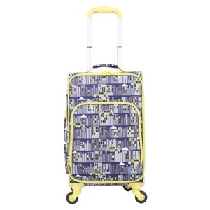 CRCKT Kids 21-Inch Softside Carry-On Luggage, Midnight City Taxi