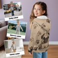 thumbnail image 5 of Uorisanigo Zip-Up Hoodies Sweatshirts Fashion Cartoon Happy Dog Paw Long Sleeve Hooded Jacket Fur Furry Fluffy Coat Sweatshirt with Pockets Fall Winter Clothing, 5 of 7