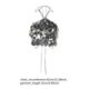 thumbnail image 2 of Top corto de tirantes con lentejuelas para mujer, ideal para discotecas, raves, playa y fiestas de baile. S, 2 of 9