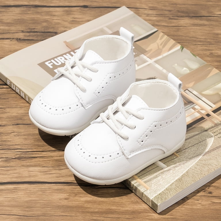 HsdsBebe Infant Oxford Leather Dress Shoes, Baby Boys Girls Walking Loafers  for First Steps 0-24M - Walmart.com