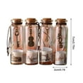 thumbnail image 3 of Clearance Christmas Decoration! Wishing Bottle with Cork Stopper World Bottle Glass Small Wooden Stopper Drifting Bottle for wedding gifts and Christmas Halloween Wholesale 12pcs, 3 of 9