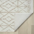 thumbnail image 4 of Indigo Ink Tribal Diamond Bohemian Neutral Geometric Indoor Area Rug, 2' x 3', Machine Washable, 4 of 5