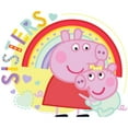 thumbnail image 2 of CafePress - Peppa Pig: Sisters - 16 Ounce Classic Clear Insulated Double Wall Tumbler Cup with Lid Straw , Reusable, 2 of 5