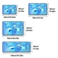 thumbnail image 2 of YIMEIS Dolphin Extended Flannel Non-Slip Mat 17.7''*47.2'', Rug for Shower Room Door, Long Mat for Bedroom Bedside, 2 of 10