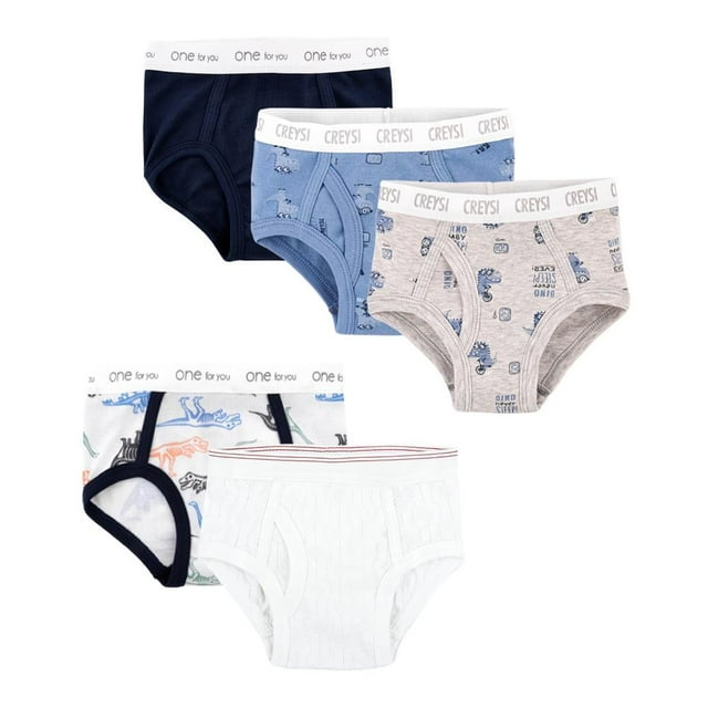 Trusa Baby Creysi One For You Para Niño Preescolar Paquete de 5 Piezas