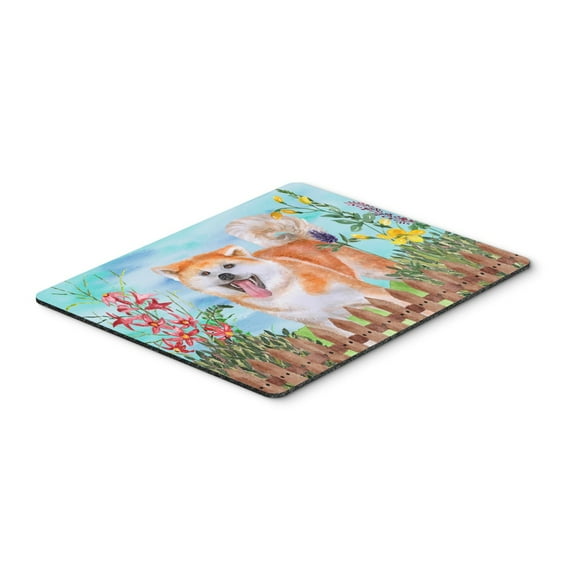 Akita Spring Mouse Pad Hot Pad or Trivet