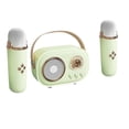 thumbnail image 1 of Mini Karaoke Machine Kids and Adults Karaoke Machine Cute Karaoke with Microphone Set, 1 of 2