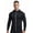 Pure black, variant on Men's Lightweight Zip-Up Hoodie Jacket Athletic Workout Sports Sweatshirt Activewear Running Track Top Hiking Outdoor Training Golf Casual Fishing