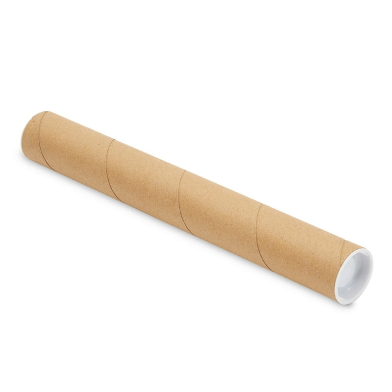 MagicWater Supply Mailing Tube - 3 in x 36 in - Kraft - 2 Pack - for  Shipping and Storage of Posters, Arts, Crafts, and Documents