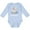 AE-Light Blue, variant on Inktastic My Great Grandma Loves Me to the Moon and Back Elephant Boys or Girls Long Sleeve Baby Bodysuit
