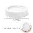thumbnail image 4 of Plastic  Ring Seals & Jar Covers Gift Wrap Container Small Food Storage Cover Reusable Leak Proof Screw Can Cap, 4 of 7