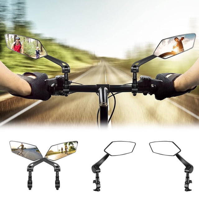 Sales Today Clearance! 360-Degree Adjustable Rearview Mirror for Bicycles, Motorcycles, and Vehicles, Reflective Mirror for Safe Driving, Universal Mirror for Bikes and Vehicles