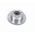 thumbnail image 1 of Power Stop Brake Rotor AR85155XR Evolution Series; Drilled And Slotted; One Piece Design With Hat; Wheel Bolt Pattern 8 x 170 Millimeter; Rear; Silver Zinc Plated Cast Iron; Single, 1 of 4