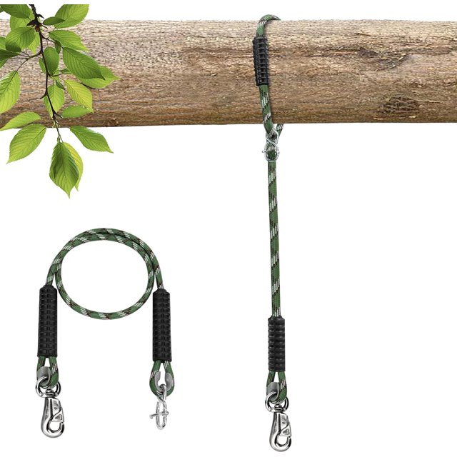 Woeilo Adjustable Tree Swing Rope Heavy Duty Hammock 5.6Ft(67"),360 "Tree Swing Hanging Strap for Outdoor Swings Hammock Playground Set Accessories,1 Pcs of Green