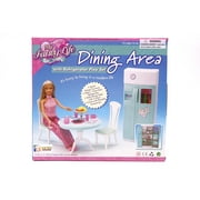 My Fancy Life Dining Area Dollhouse Furniture with Accessories