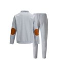 thumbnail image 4 of Men'S Stand Up Collar Button Casual Long Sleeved Shirt Long Pants Sports Suit, 4 of 5