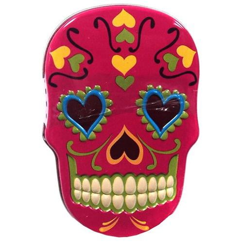 Sugar Skull Candy Tin (Pink) - Walmart.com