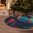 thumbnail image 5 of Rateoe Colorful Patterned Rabbit Pattern Christmas Tree Skirt with Ties , Christmas Tree Decorations, Farmhouse Christmas Decor Xmas Holiday Decorations-48", 5 of 6