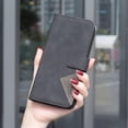 thumbnail image 5 of For Realme 14x 5G Phone Case Wallet Stand Geometry Imprinted Leather Cover, 5 of 5