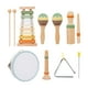 thumbnail image 1 of Juego de 6 tipos de instrumentos musicales para bebés Juguete musical rítmico para bebés Instrumentos de percusión de madera Juguete, 1 of 9