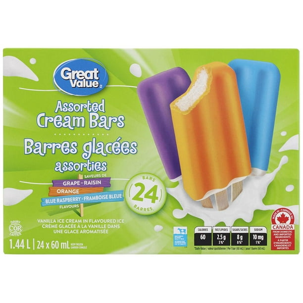 Great Value Assorted Ice Cream Bars Walmart.ca