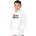 thumbnail image 4 of Classic Merry Christmas Mistletoe Youth Hoodie Boy Girl Brisco Brands M, 4 of 6