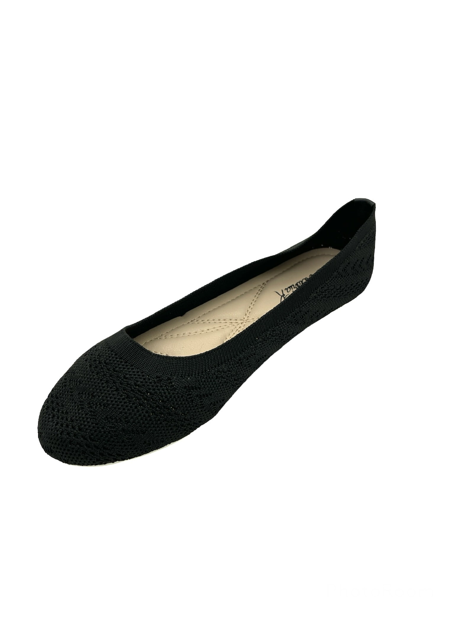 Victoria K Knitted Textured Everyday Ladies Flats,