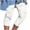 White, variant on jsaierl Womens Capri Pants Casual Elastic Waist Capri Shorts Ladies Wide Leg Cotton Skimmer Capris Sports Print Stretch Capris Capri for Women
