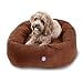 thumbnail image 3 of Lit pour Chien en Bagel en Daim Rouille 32 Pouces de Majestic Pet Products, 3 of 4