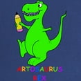 thumbnail image 2 of CafePress - Artosaurus Rex Maternity Dark T Shirt - Maternity Dark T-Shirt, 2 of 3