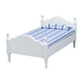 thumbnail image 4 of Raindrops  White Single Bed Doll House Furniture Model Lifelike, 4 of 8