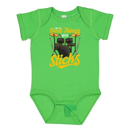 

Inktastic Drummer Funny Drum Music Quote Gift Baby Boy or Baby Girl Bodysuit