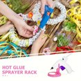 thumbnail image 2 of EASTIN Durable Black Plastic Hot Glue Gun Stand - Compact Organizer For DIY Crafts & Repairs, 2 of 6