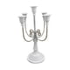 thumbnail image 1 of Candelabro de metal de 5 brazos, soporte de pilar, adorno decorativo de regalo para Blanco, 1 of 8