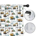 thumbnail image 4 of Blackout Kids Curtains,Cartoon Construction Vehicles Mountains Childrens Insulated Curtains Set Of 2,Bedroom Essentials,Toddler Room Decor 52"x63", 4 of 5